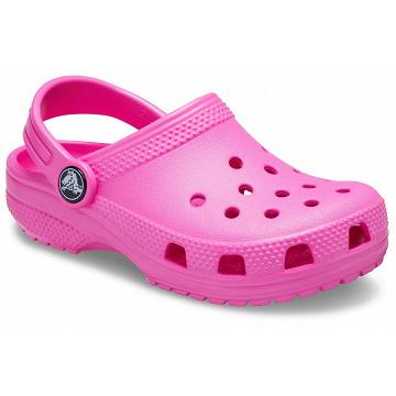 Zuecos Crocs Classic Niña Rosas | Mexico 1581XYUF